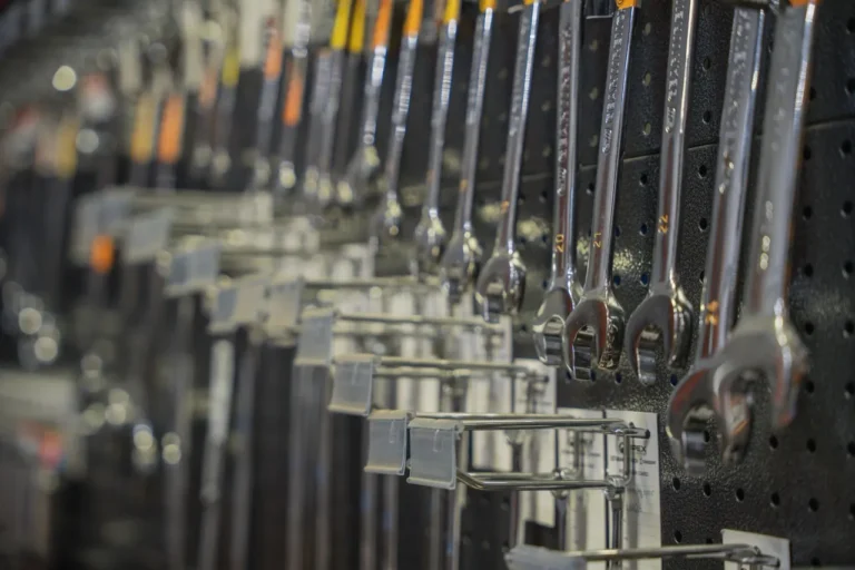 Spanners on display at Select Fasteners