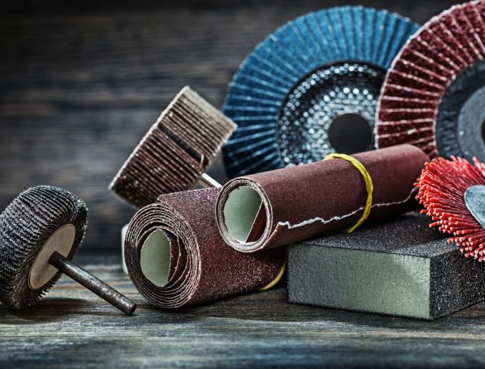 A Set Of Abrasive Tools