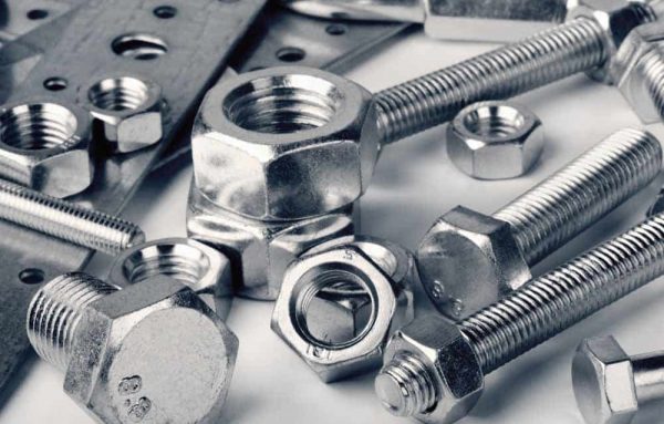 Closeup View of Screw and Nuts — Building Supplies in Heatherbrae, NSW