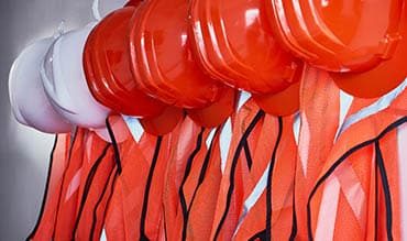 Safety Vest and Helmet — Building Supplies in Port Stephens, NSW