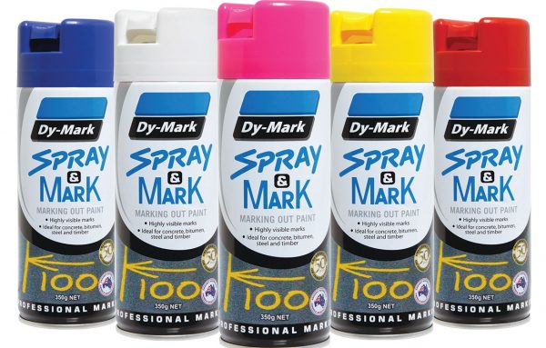 dymark spray & mark marking out paint